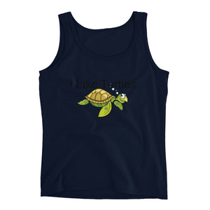 I Like Turtles - Ladies' Tank